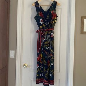 Sak’s Floral Jumpsuit Size 6